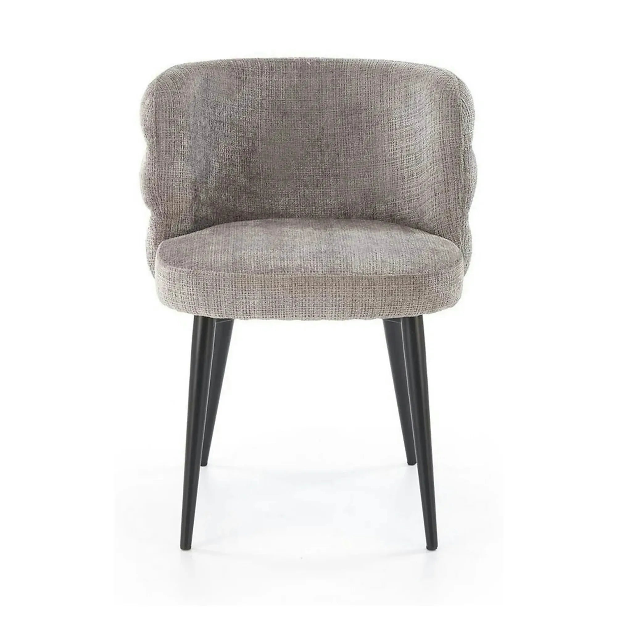 Scaun K575, gri - Cremona 96, stofa catifelata/otel, 62x64x79 cm