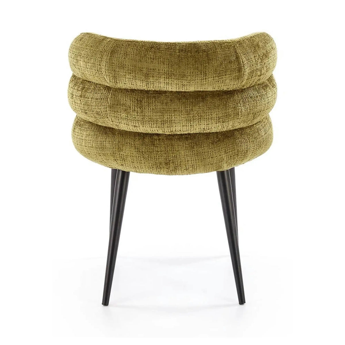 Scaun K575, verde olive - Cremona 38, stofa catifelata/otel, 62x64x79 cm