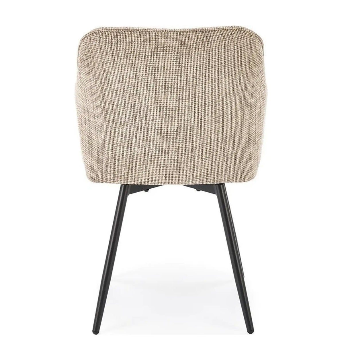 Scaun K576, bej/negru, stofa clasica/otel, 54x60x85 cm