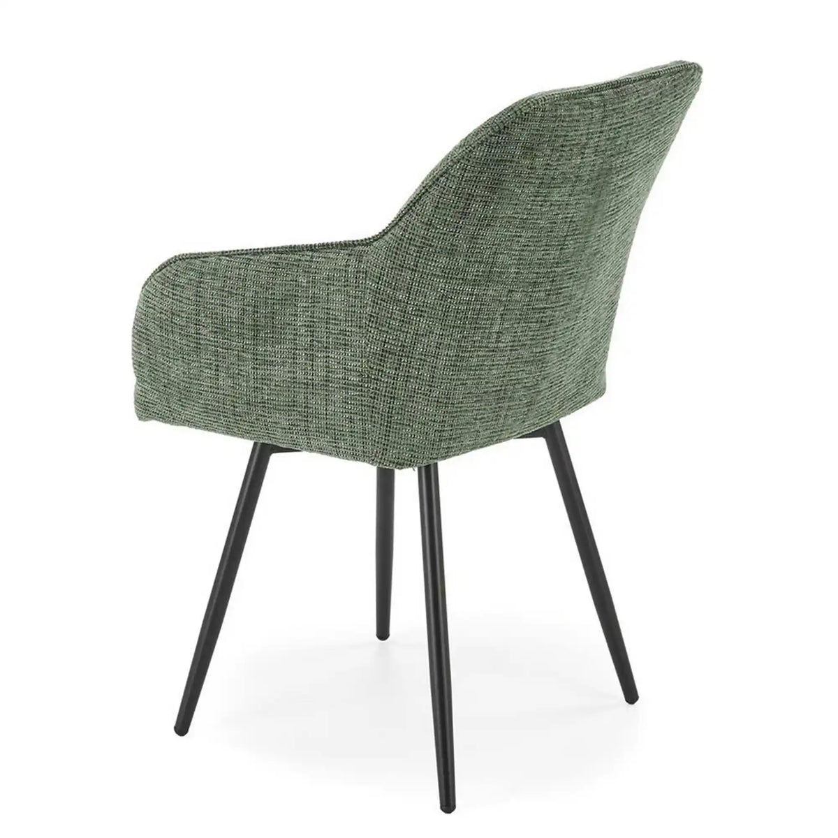 Scaun K576, verde olive/negru, stofa clasica/otel, 54x60x85 cm