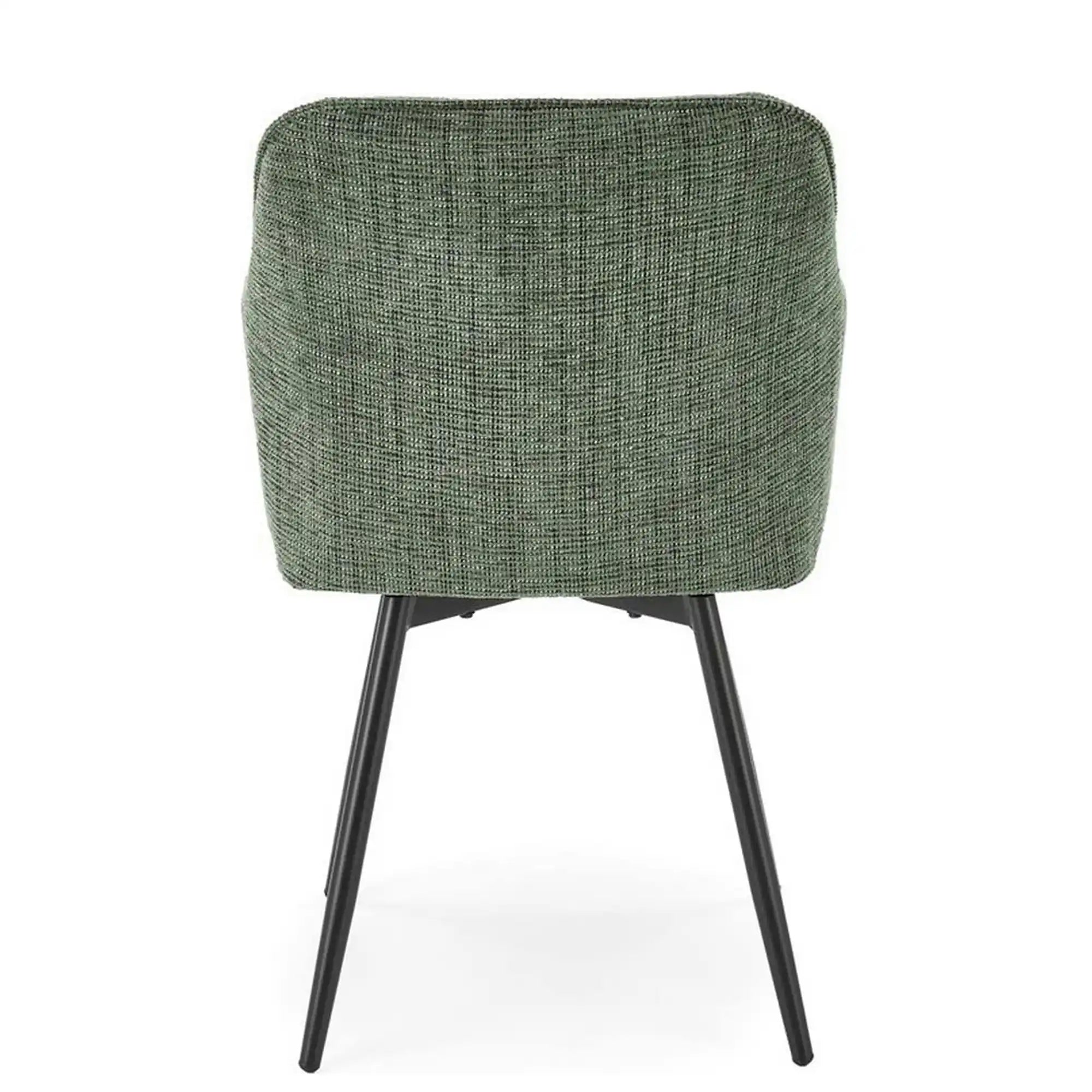 Scaun K576, verde olive/negru, stofa clasica/otel, 54x60x85 cm