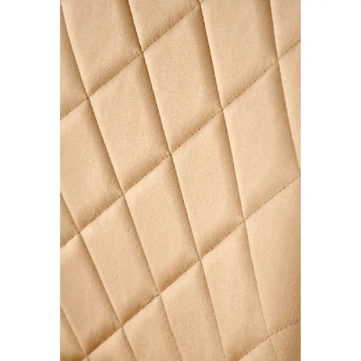 Scaun K578, bej - HLR 11/argintiu, stofa catifelata/otel, 43x53x93 cm
