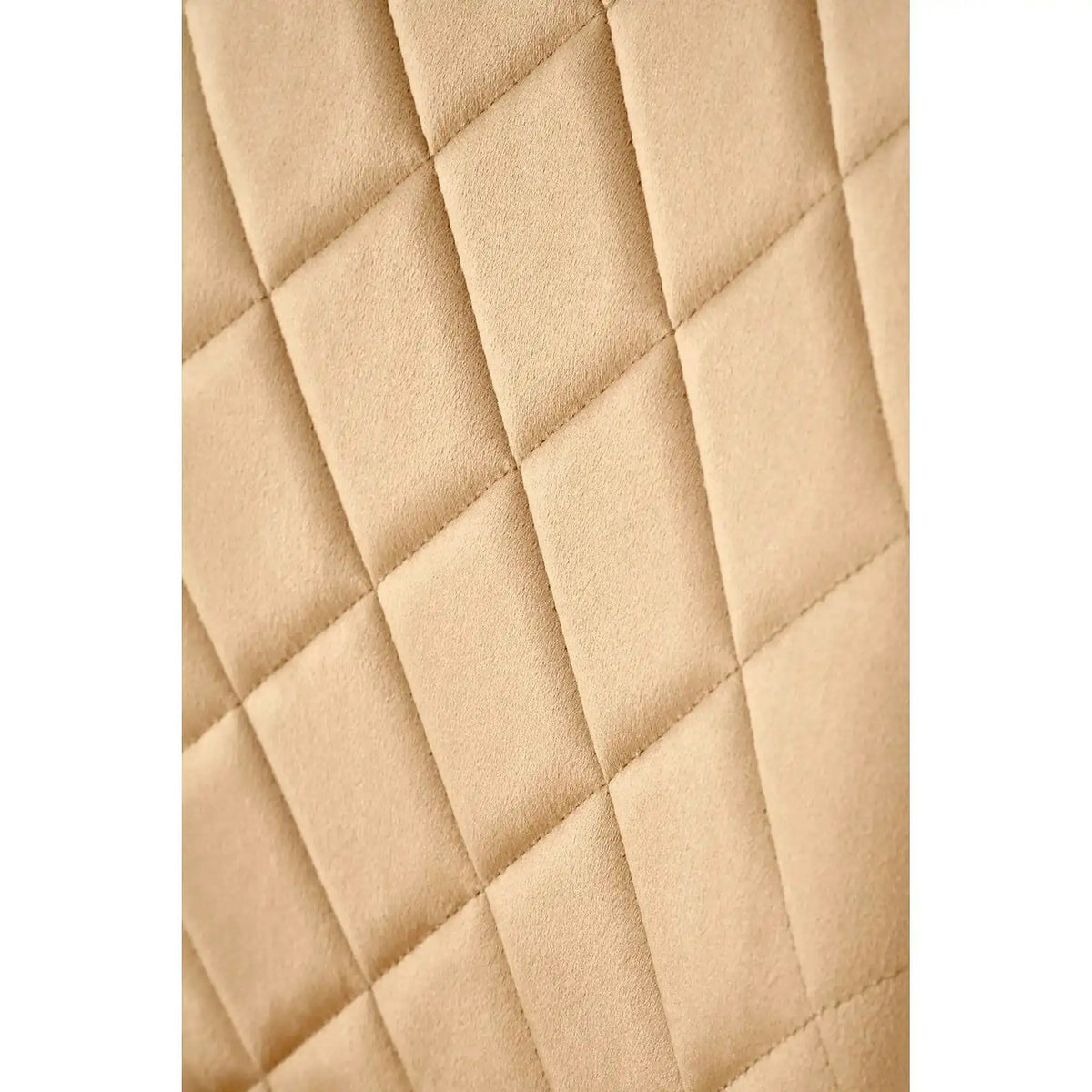 Scaun K578, bej - HLR 11/argintiu, stofa catifelata/otel, 43x53x93 cm