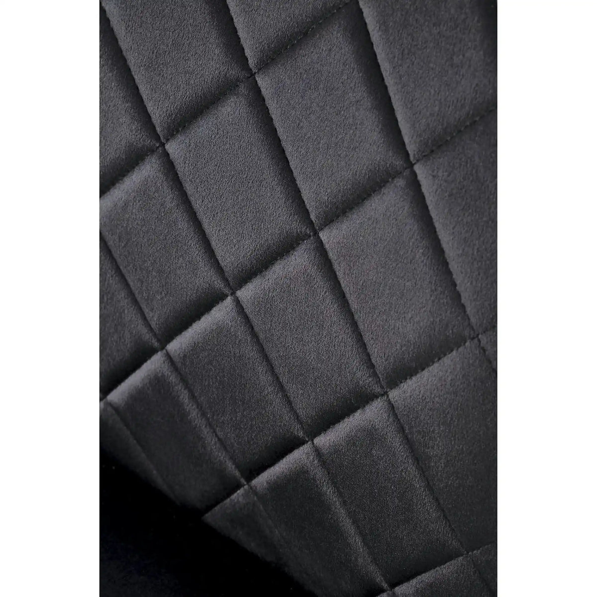Scaun K578, negru - HLR 66/argintiu, stofa catifelata/otel, 43x53x93 cm