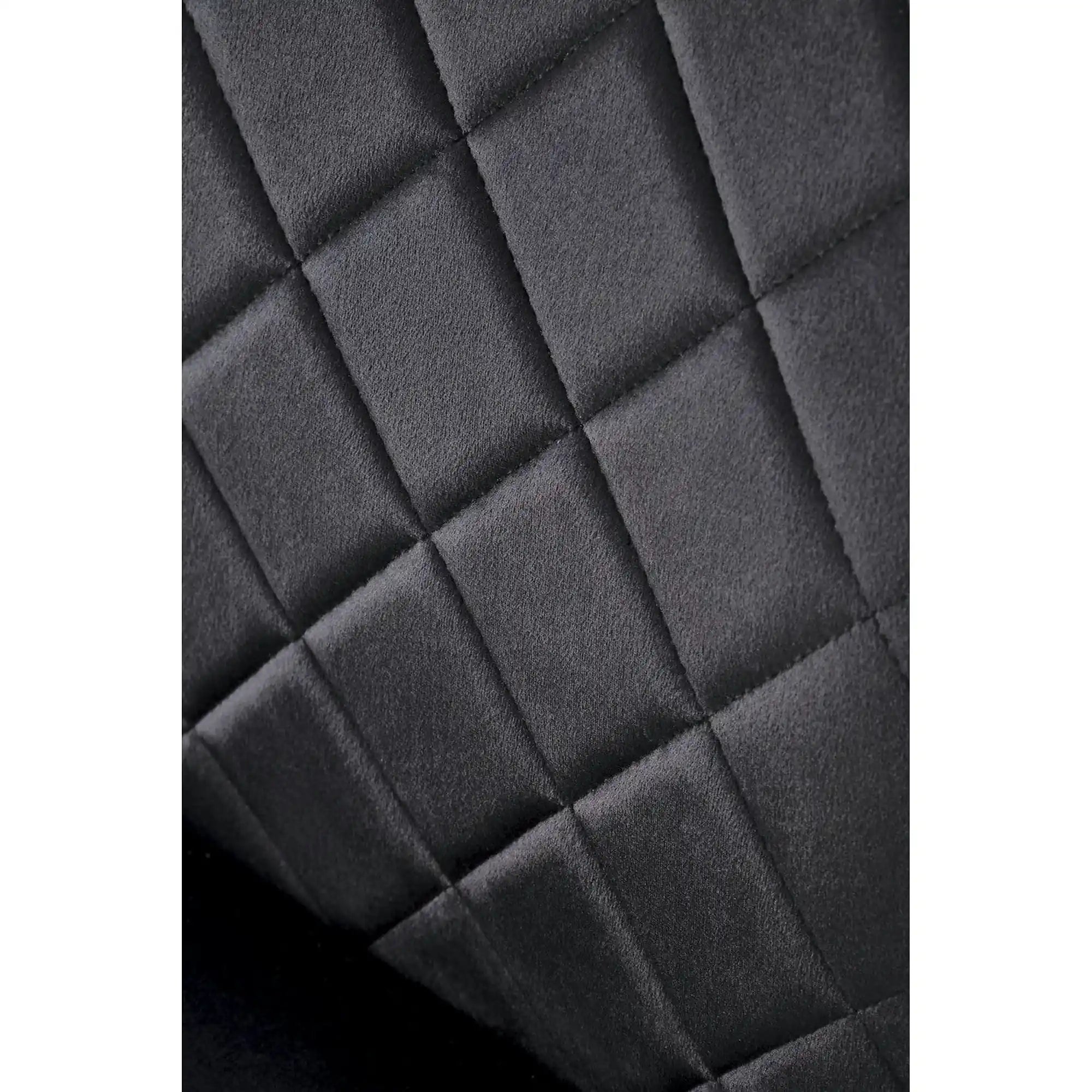 Scaun K578, negru - HLR 66/argintiu, stofa catifelata/otel, 43x53x93 cm