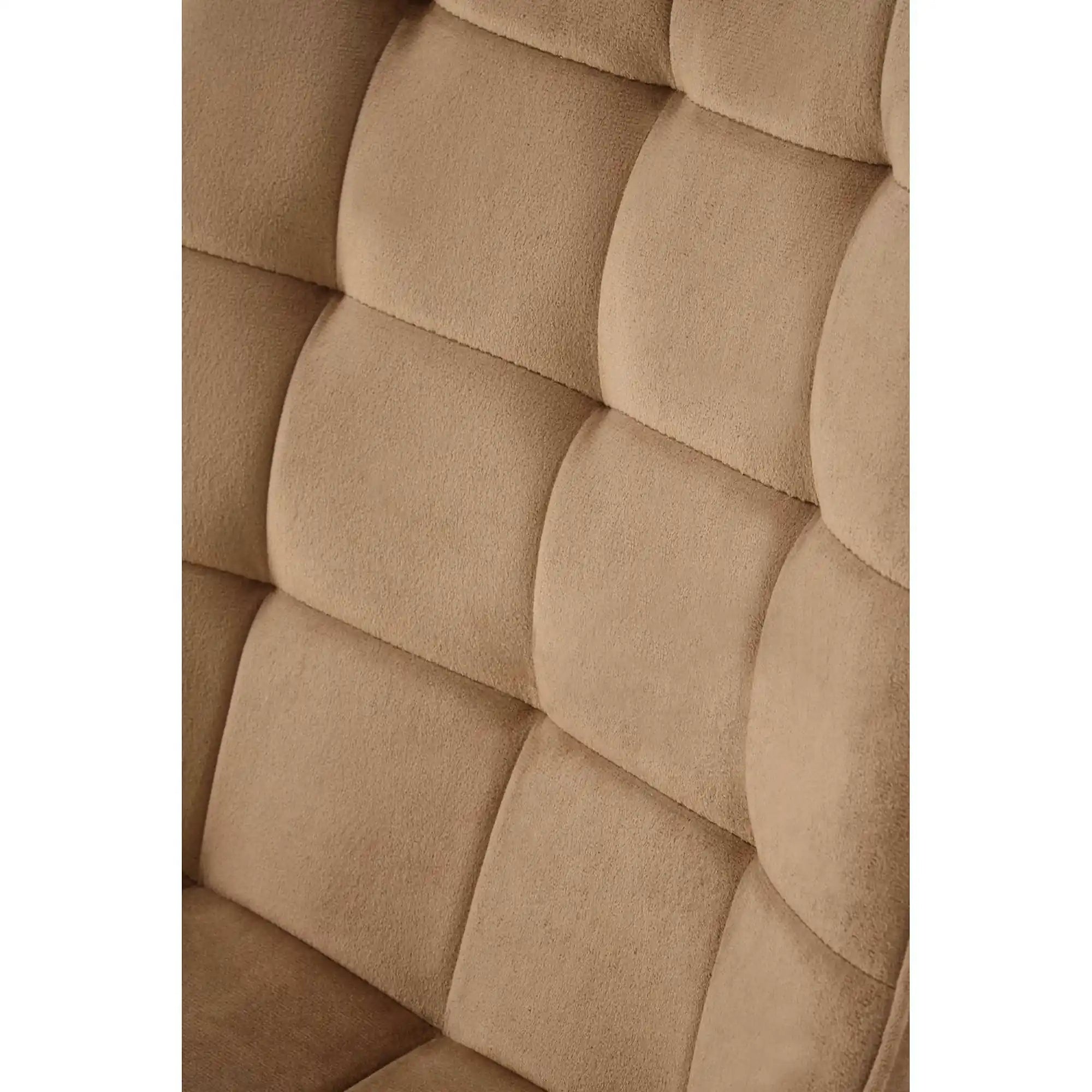 Scaun K580, bej - HLR 11, stofa catifelata/otel, 51x61x85 cm