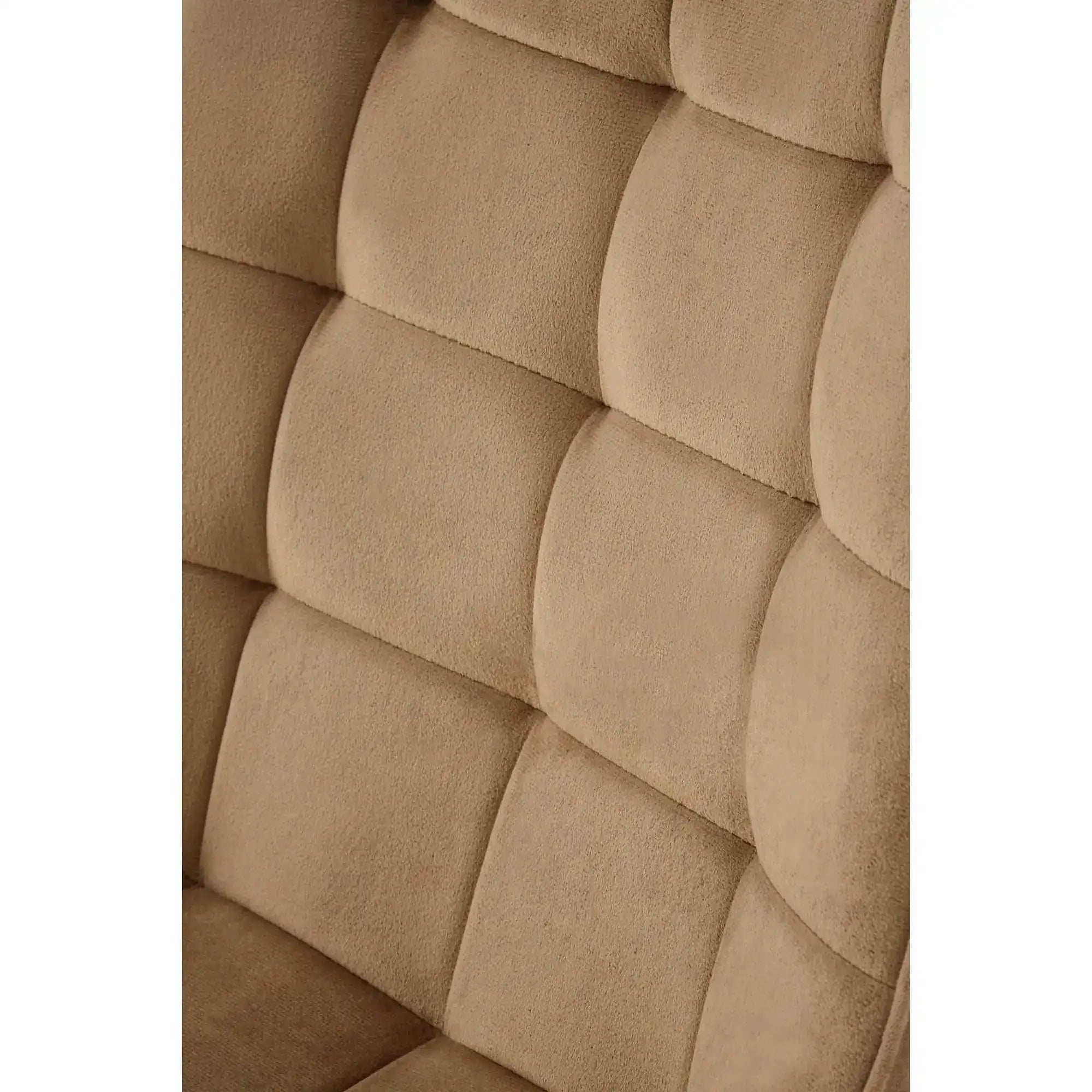 Scaun K580, bej - HLR 11, stofa catifelata/otel, 51x61x85 cm