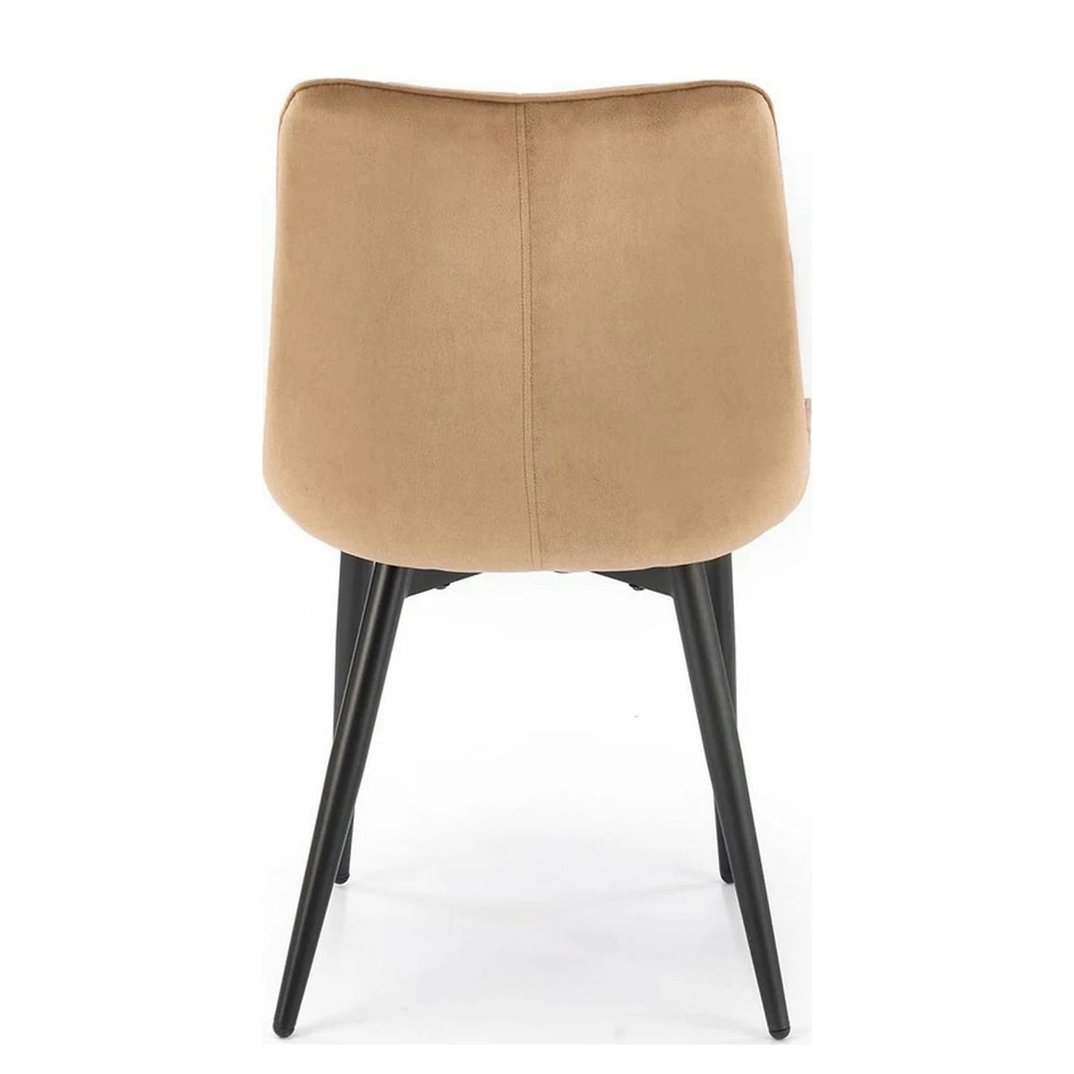 Scaun K580, bej - HLR 11, stofa catifelata/otel, 51x61x85 cm
