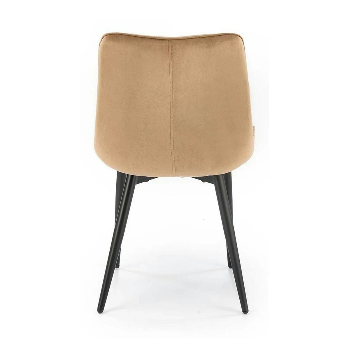Scaun K580, bej - HLR 11, stofa catifelata/otel, 51x61x85 cm