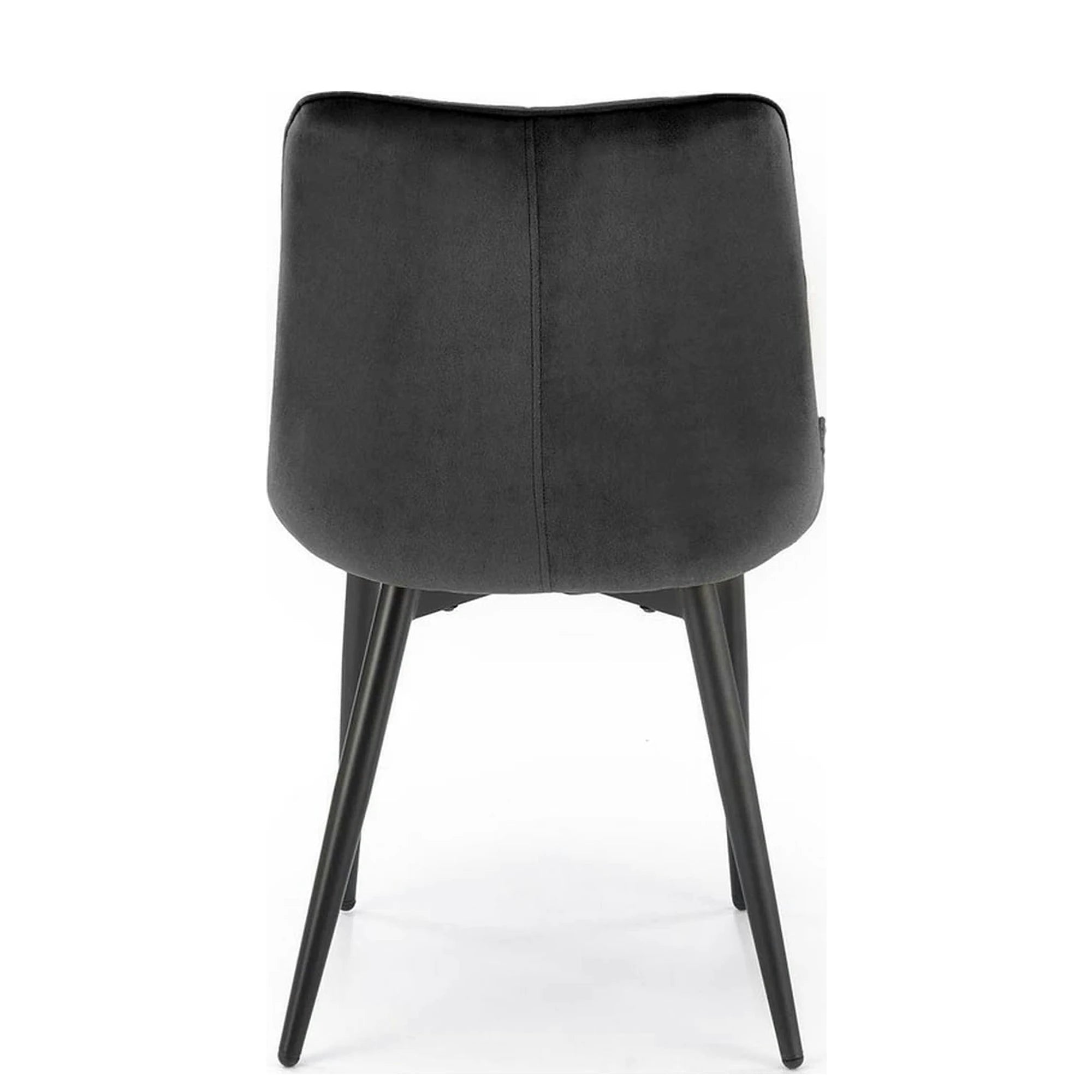 Scaun K580, negru - HLR 66, stofa catifelata/otel, 51x61x85 cm