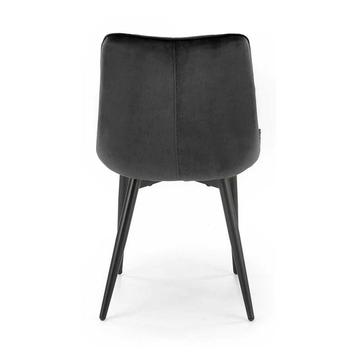 Scaun K580, negru - HLR 66, stofa catifelata/otel, 51x61x85 cm