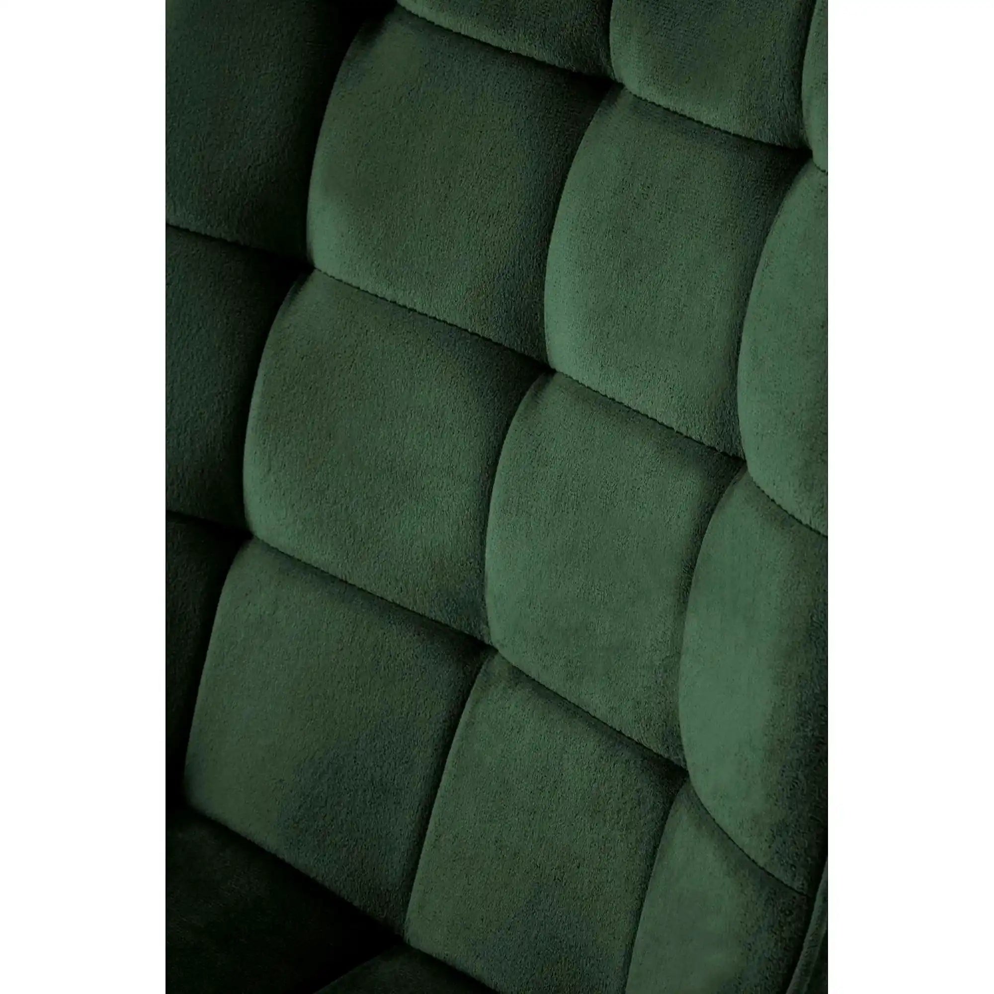 Scaun K580, verde inchis - HLR 57, stofa catifelata/otel, 51x61x85 cm
