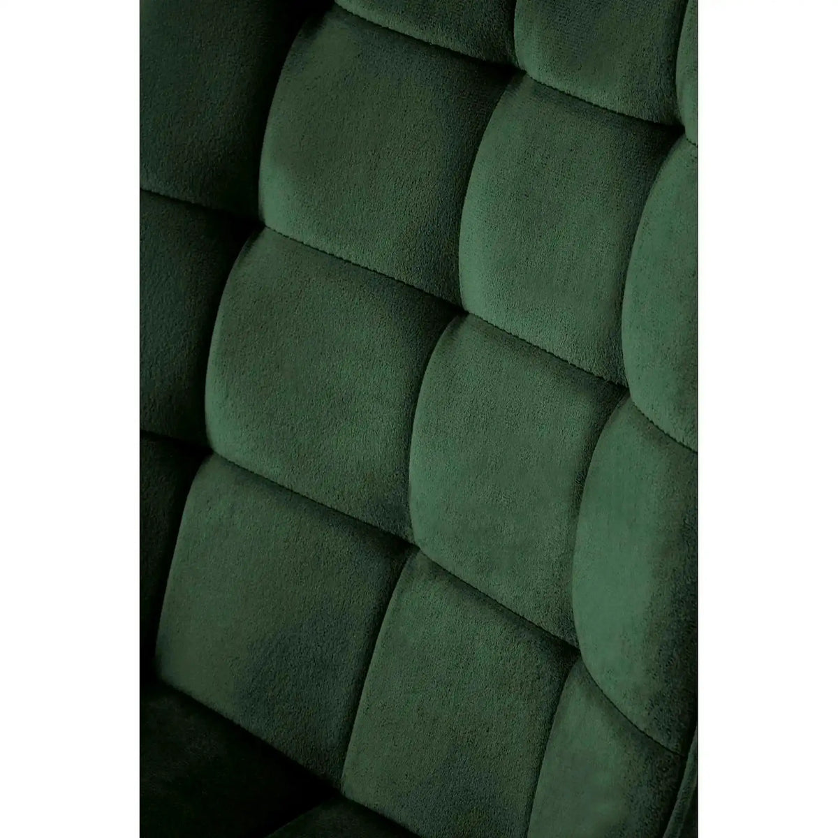 Scaun K580, verde inchis - HLR 57, stofa catifelata/otel, 51x61x85 cm