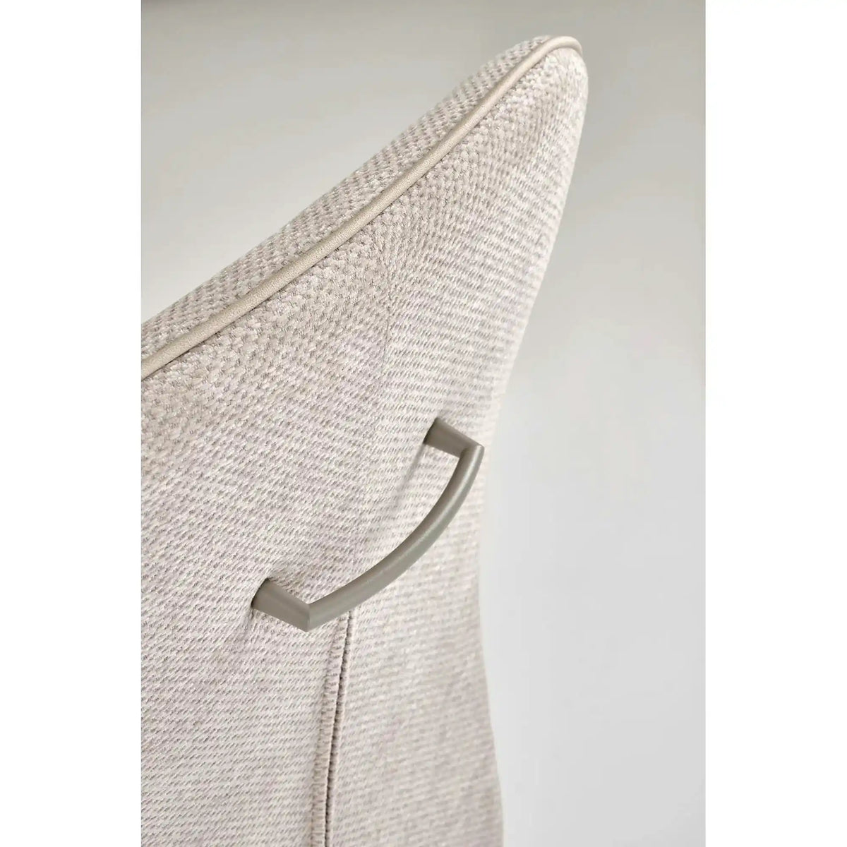 Scaun K584, bej/casmir, stofa clasica/otel, 46x60x100 cm