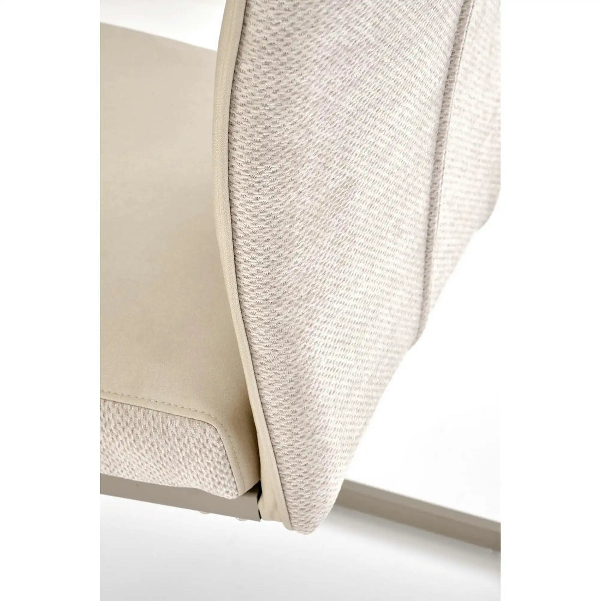 Scaun K584, bej/casmir, stofa clasica/otel, 46x60x100 cm