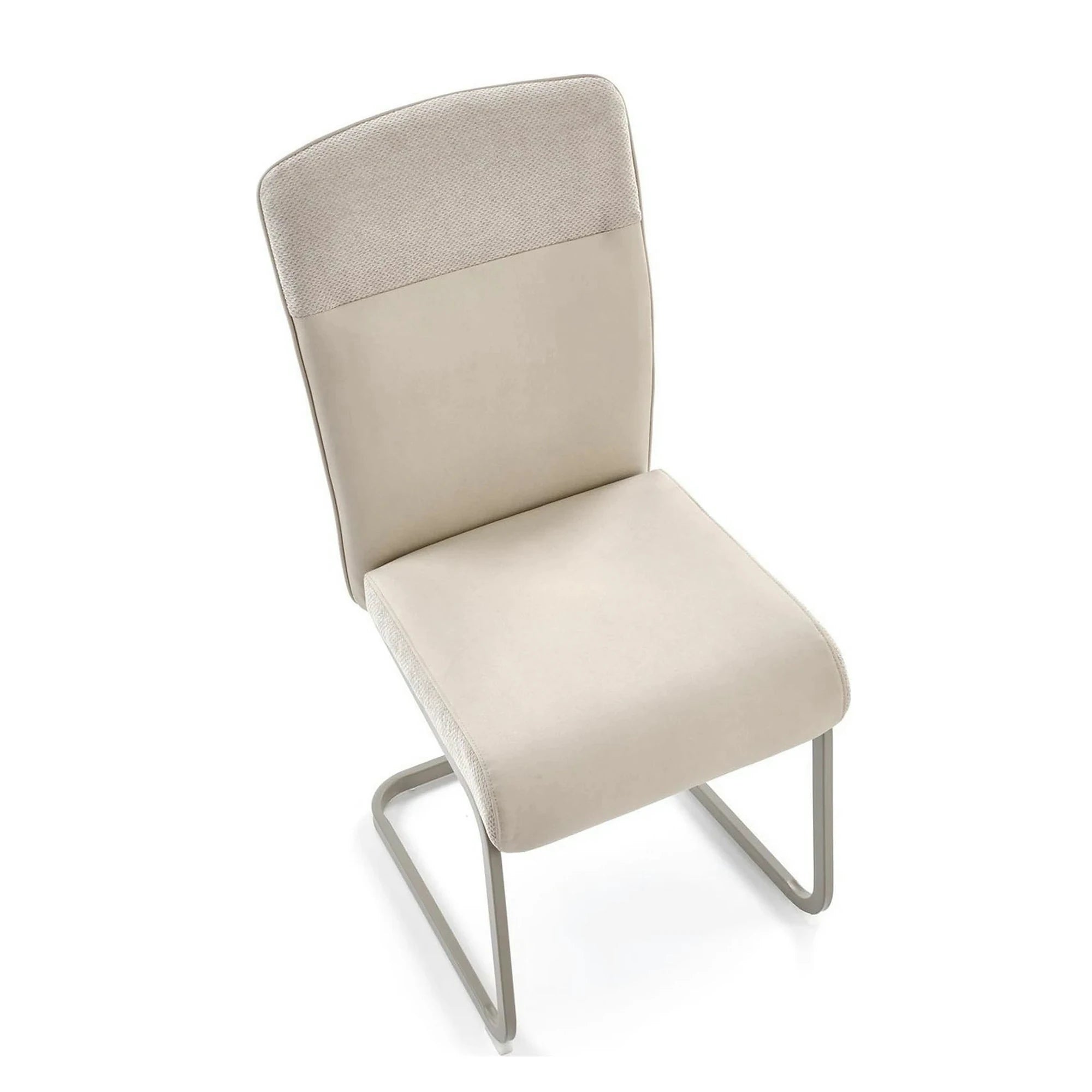 Scaun K584, bej/casmir, stofa clasica/otel, 46x60x100 cm