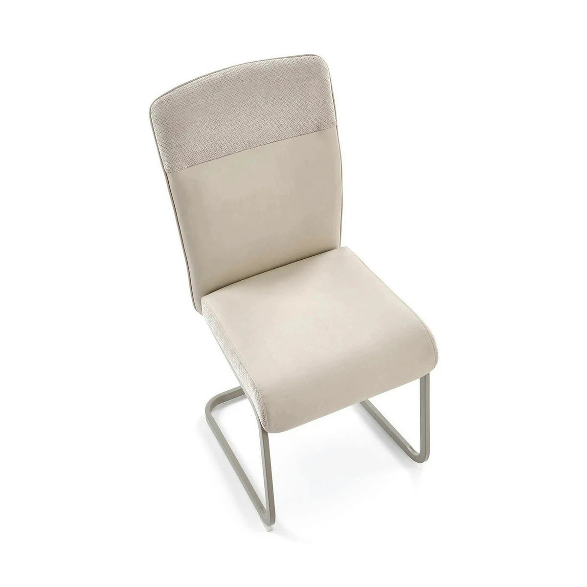 Scaun K584, bej/casmir, stofa clasica/otel, 46x60x100 cm