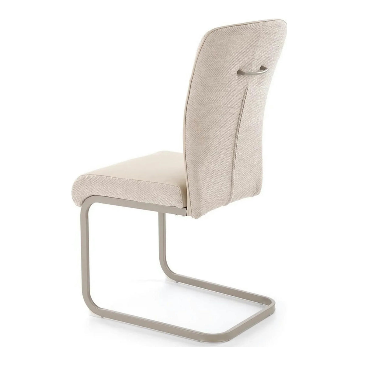 Scaun K584, bej/casmir, stofa clasica/otel, 46x60x100 cm