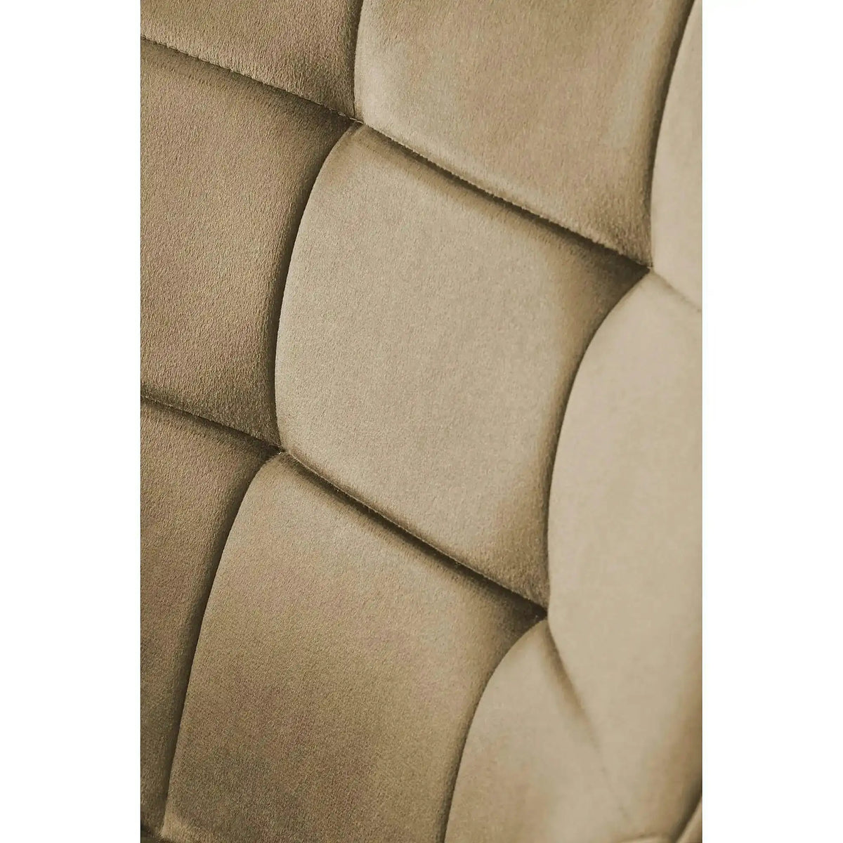 Scaun K588, bej - HLR 07, stofa catifelata/otel, 55x60x89 cm