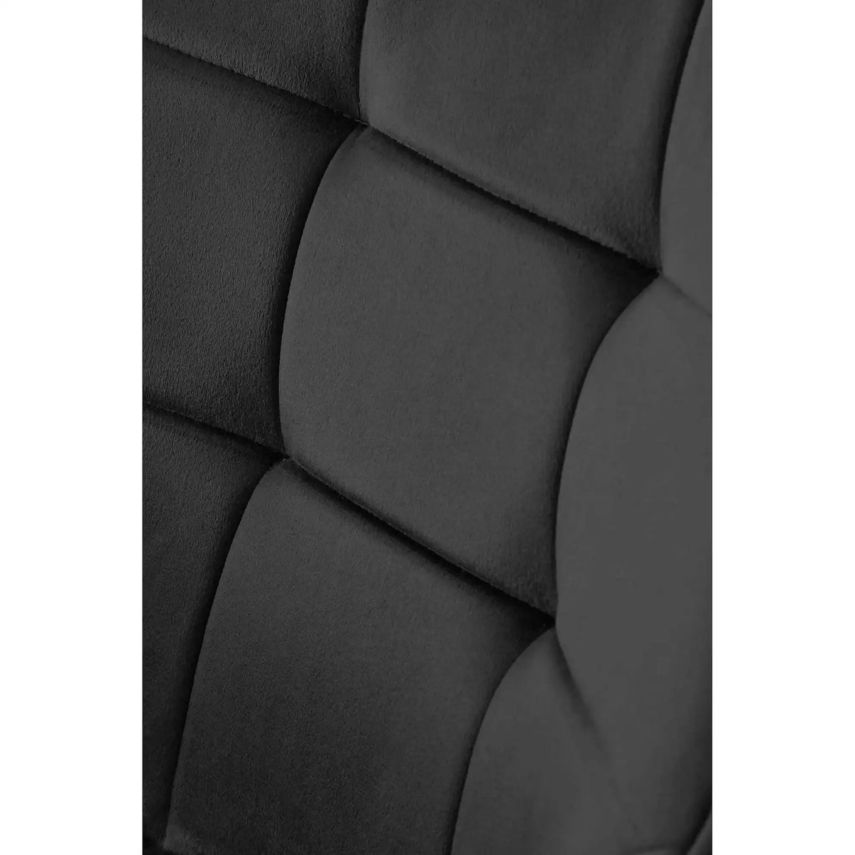 Scaun K588, negru - HLR 66, stofa catifelata/otel, 55x60x89 cm