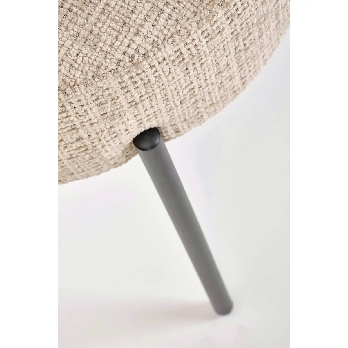 Scaun K590, bej - Cremona 14, stofa catifelata/otel, 55x66x80 cm