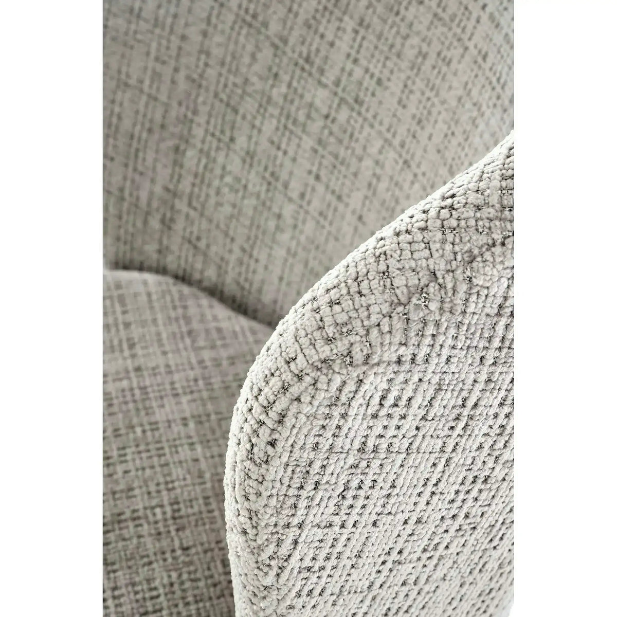 Scaun K590, gri - Cremona 96, stofa catifelata/otel, 55x66x80 cm