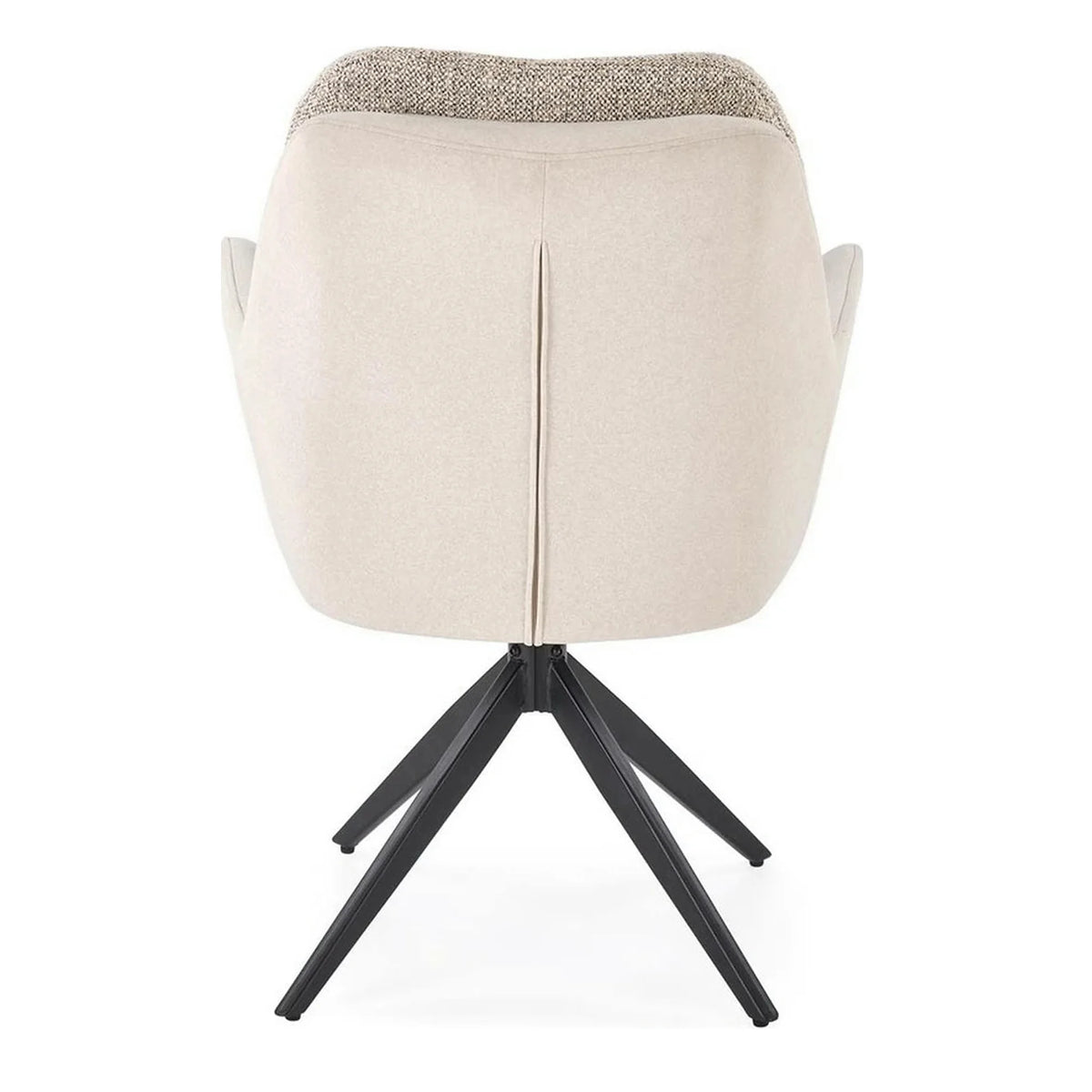 Scaun K591, gri deschis/negru, stofa clasica/otel, 65x73x94 cm