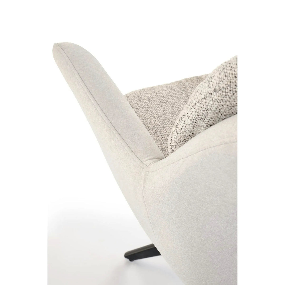 Scaun K591, gri deschis/negru, stofa clasica/otel, 65x73x94 cm