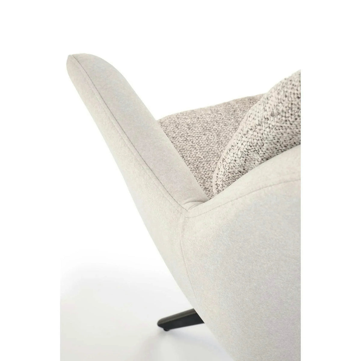 Scaun K591, gri deschis/negru, stofa clasica/otel, 65x73x94 cm