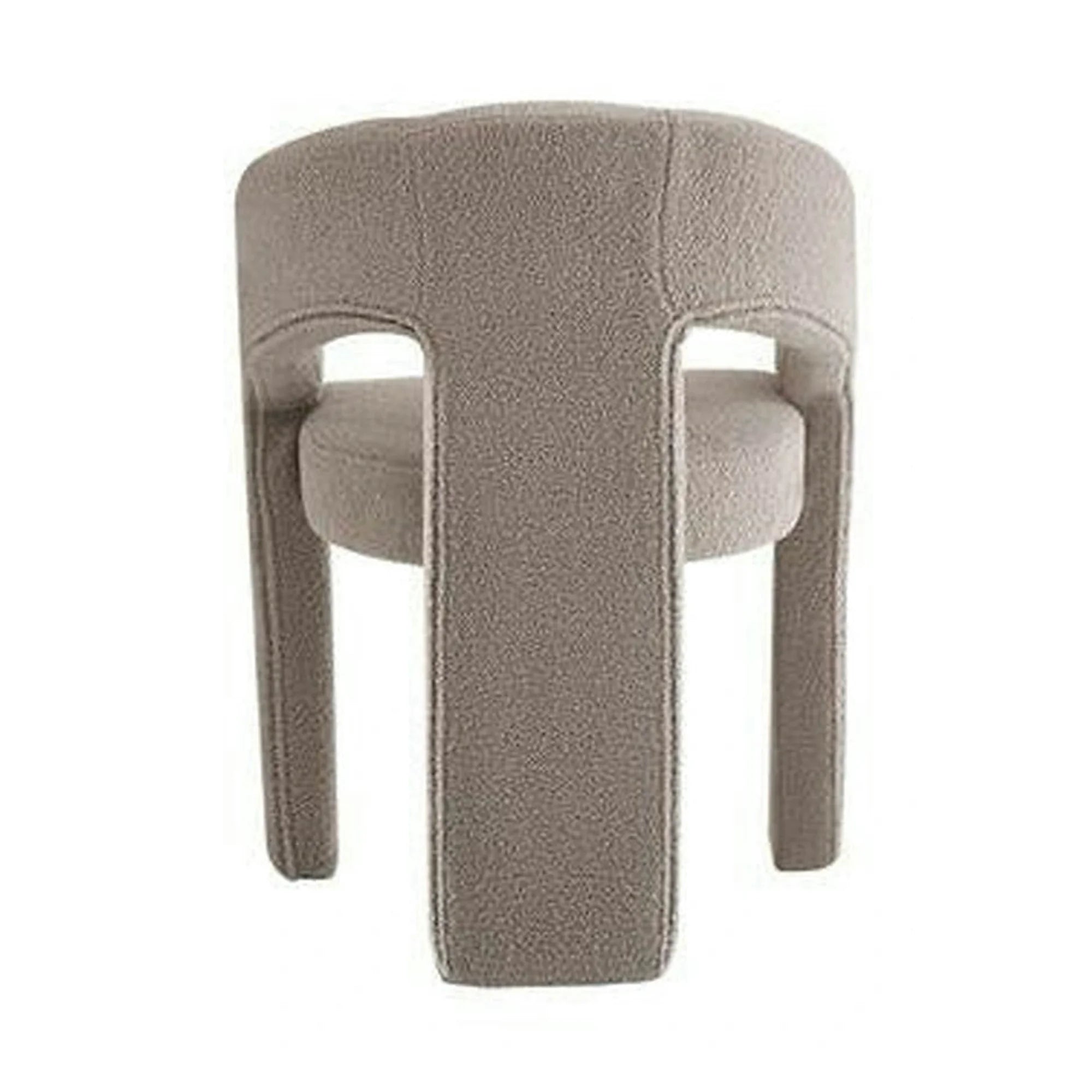 Scaun K612, stofa buclata bej, 56x54x76 cm