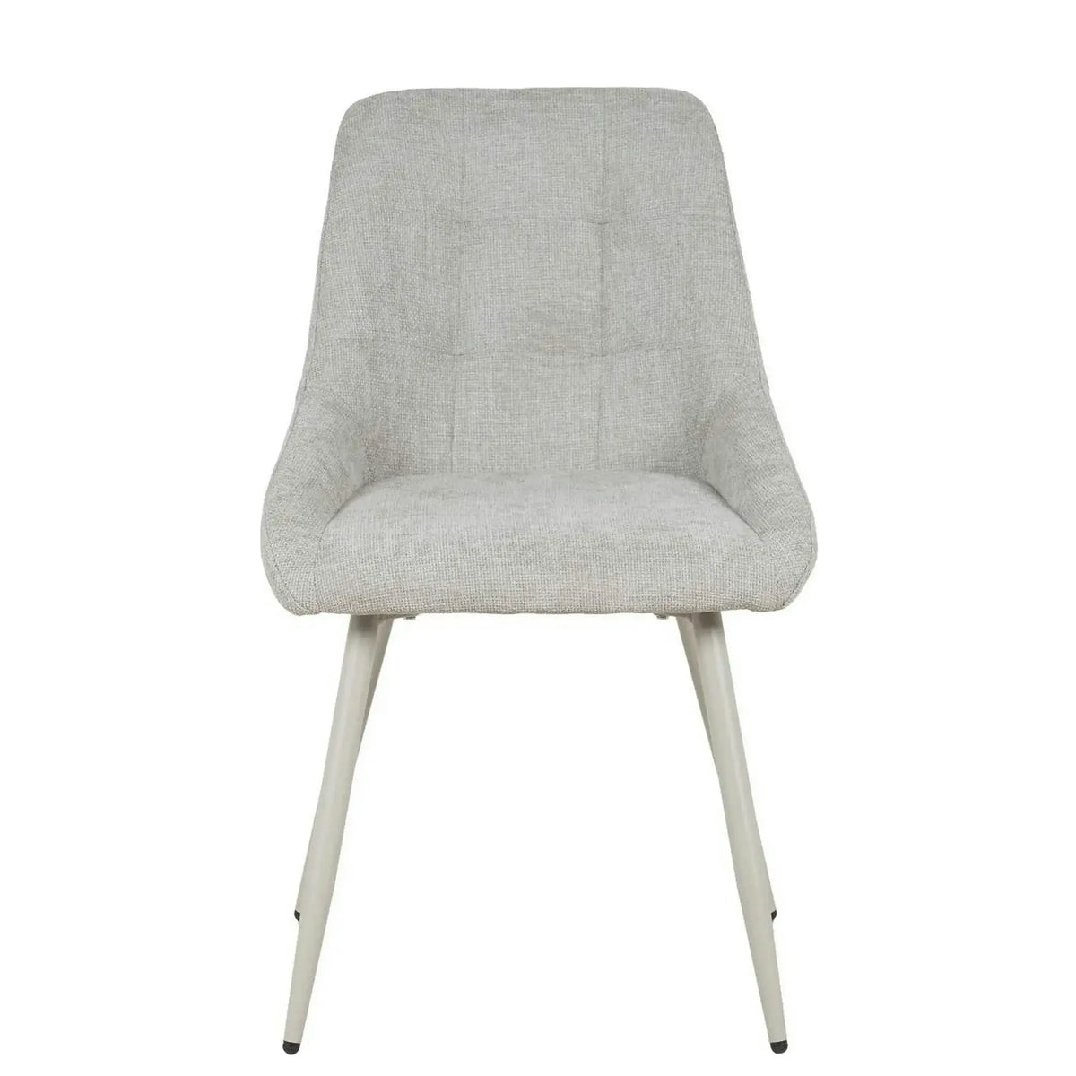 Scaun KENT, grej/gri deschis, stofa clasica/metal, 50x60x84 cm