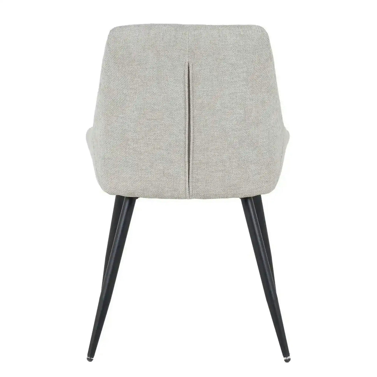 Scaun KENT, grej/negru, stofa clasica/metal, 50x60x84 cm