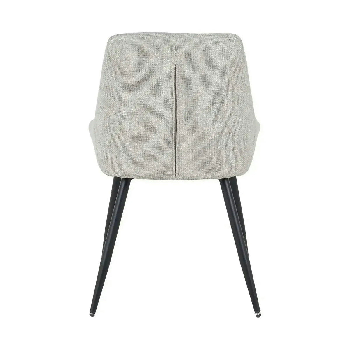 Scaun KENT, grej/negru, stofa clasica/metal, 50x60x84 cm