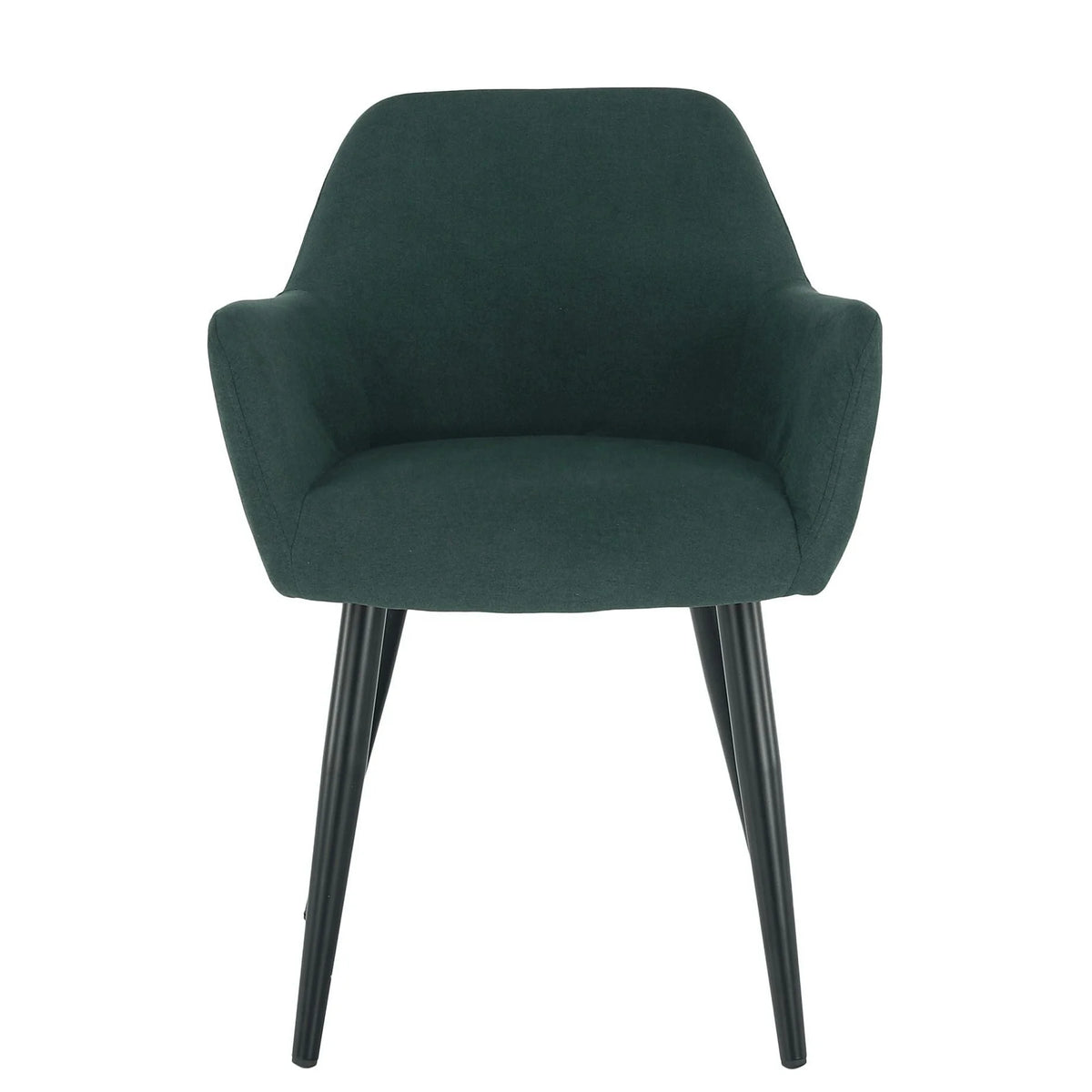 Scaun LACEY, verde/negru, stofa clasica/metal, 55x61x81 cm