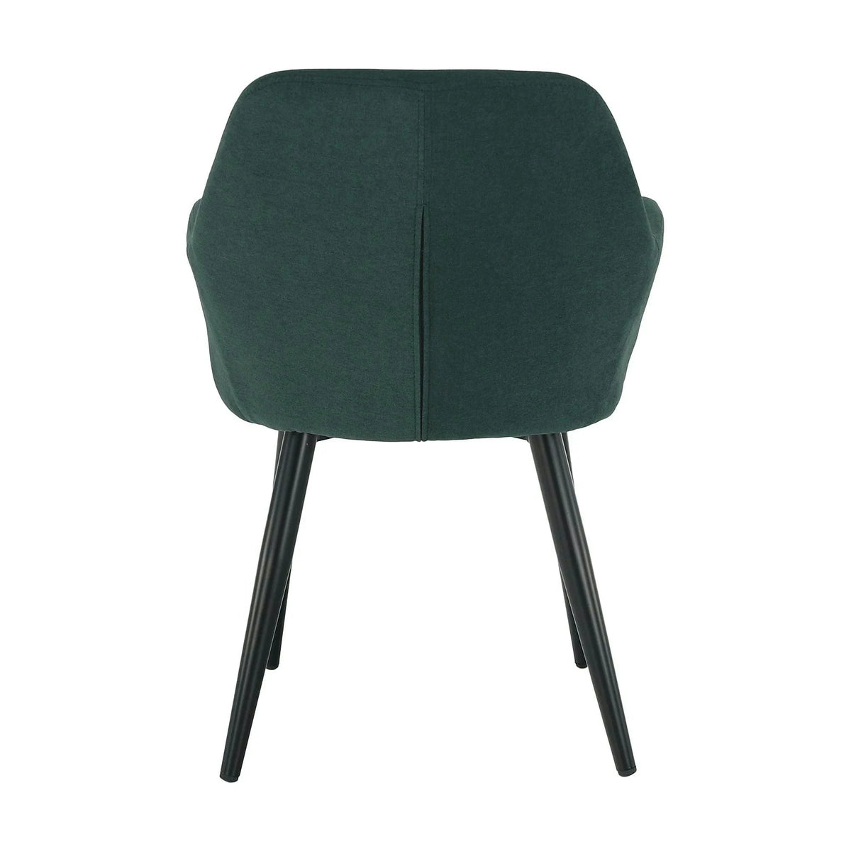 Scaun LACEY, verde/negru, stofa clasica/metal, 55x61x81 cm