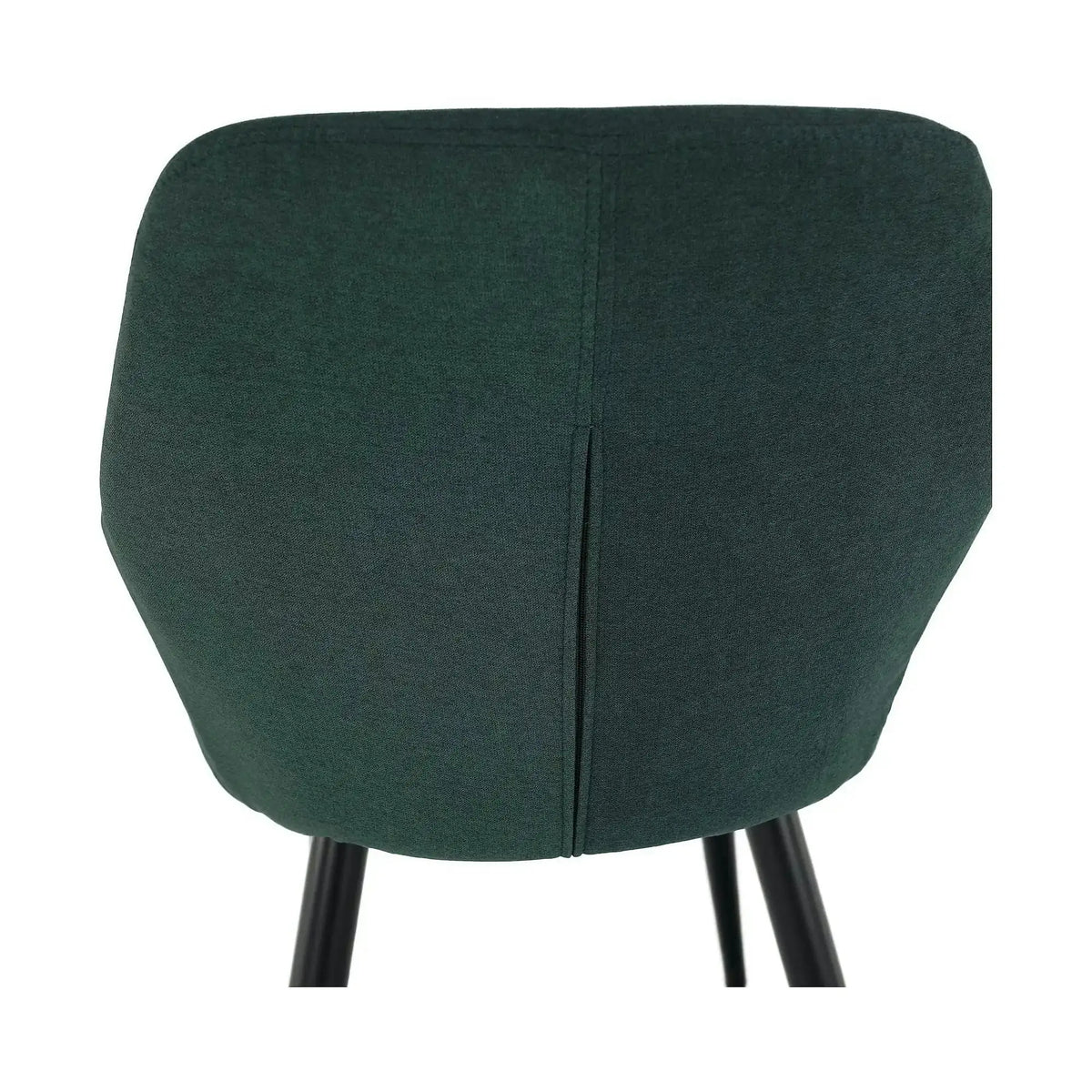Scaun LACEY, verde/negru, stofa clasica/metal, 55x61x81 cm