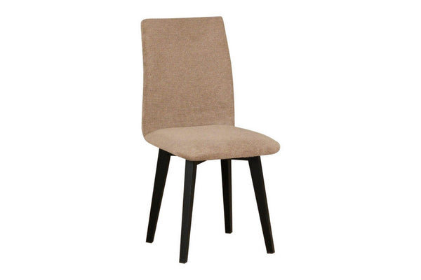 Scaun LUNA 2, negru/bej - Aragon 20, lemn de fag/stofa clasica, 43x40x90 cm