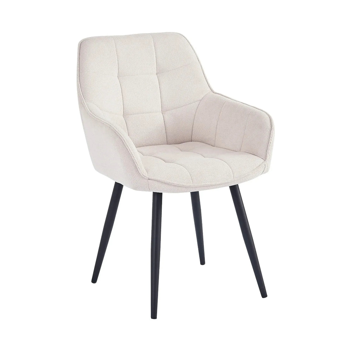 Scaun MARKEN, stofa clasica crem - Vardo 25, 59x62x86 cm