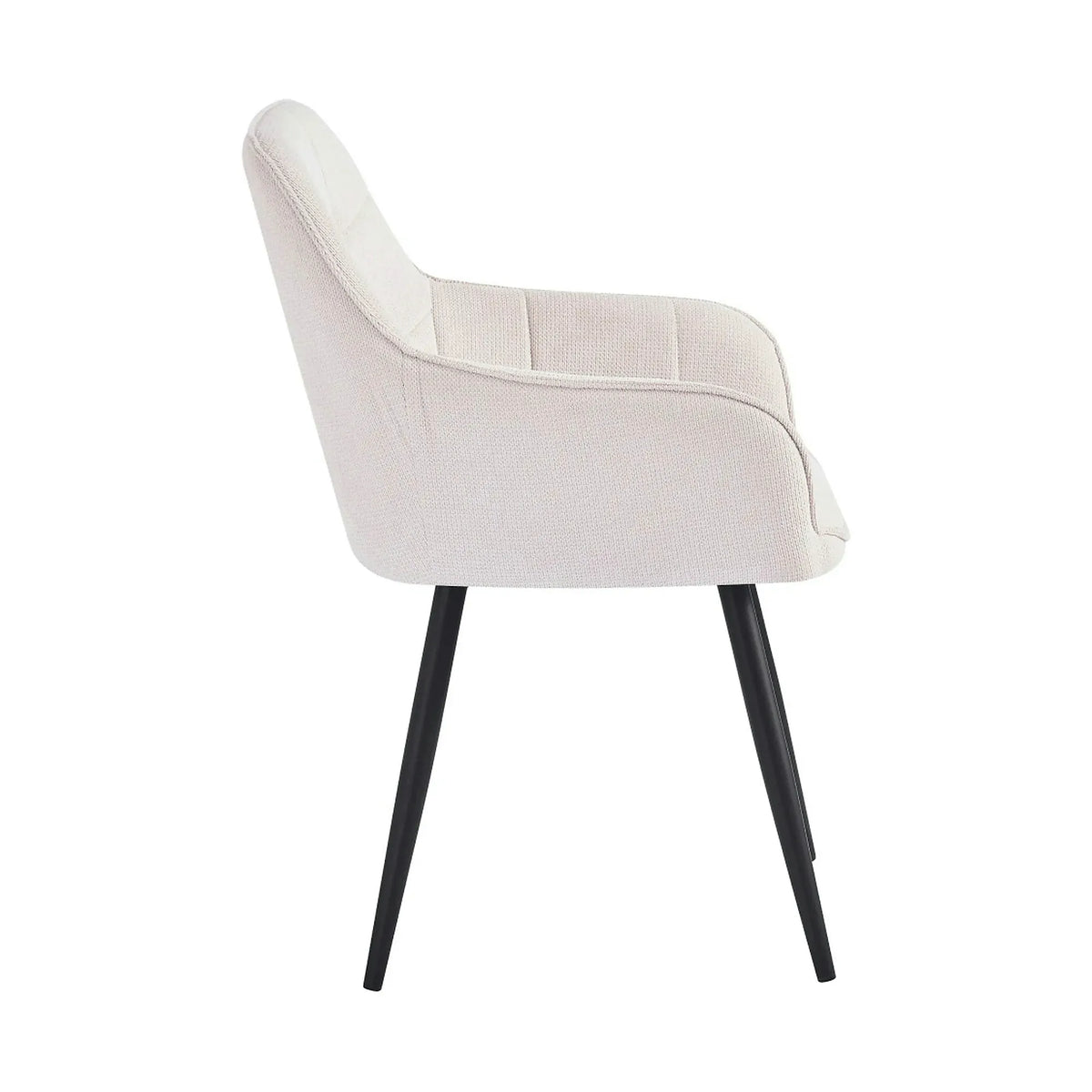Scaun MARKEN, stofa clasica crem - Vardo 25, 59x62x86 cm