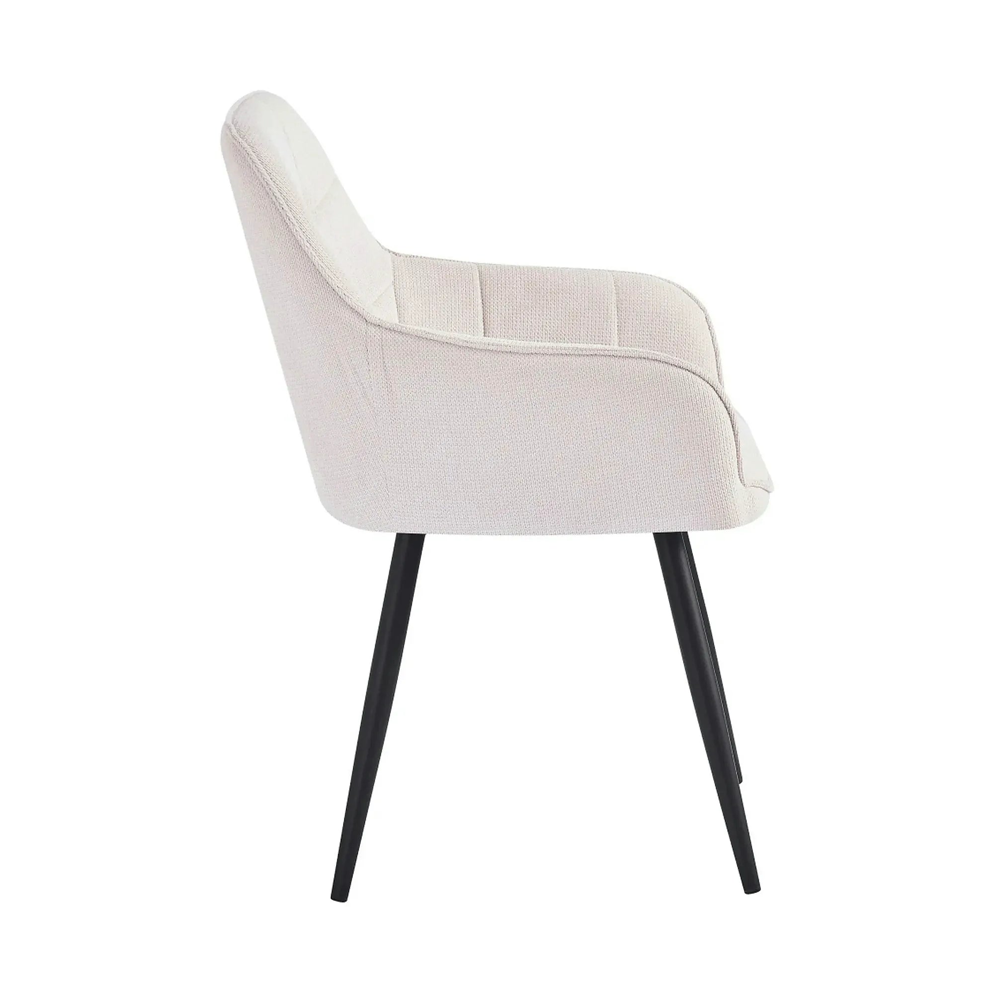 Scaun MARKEN, stofa clasica crem - Vardo 25, 59x62x86 cm