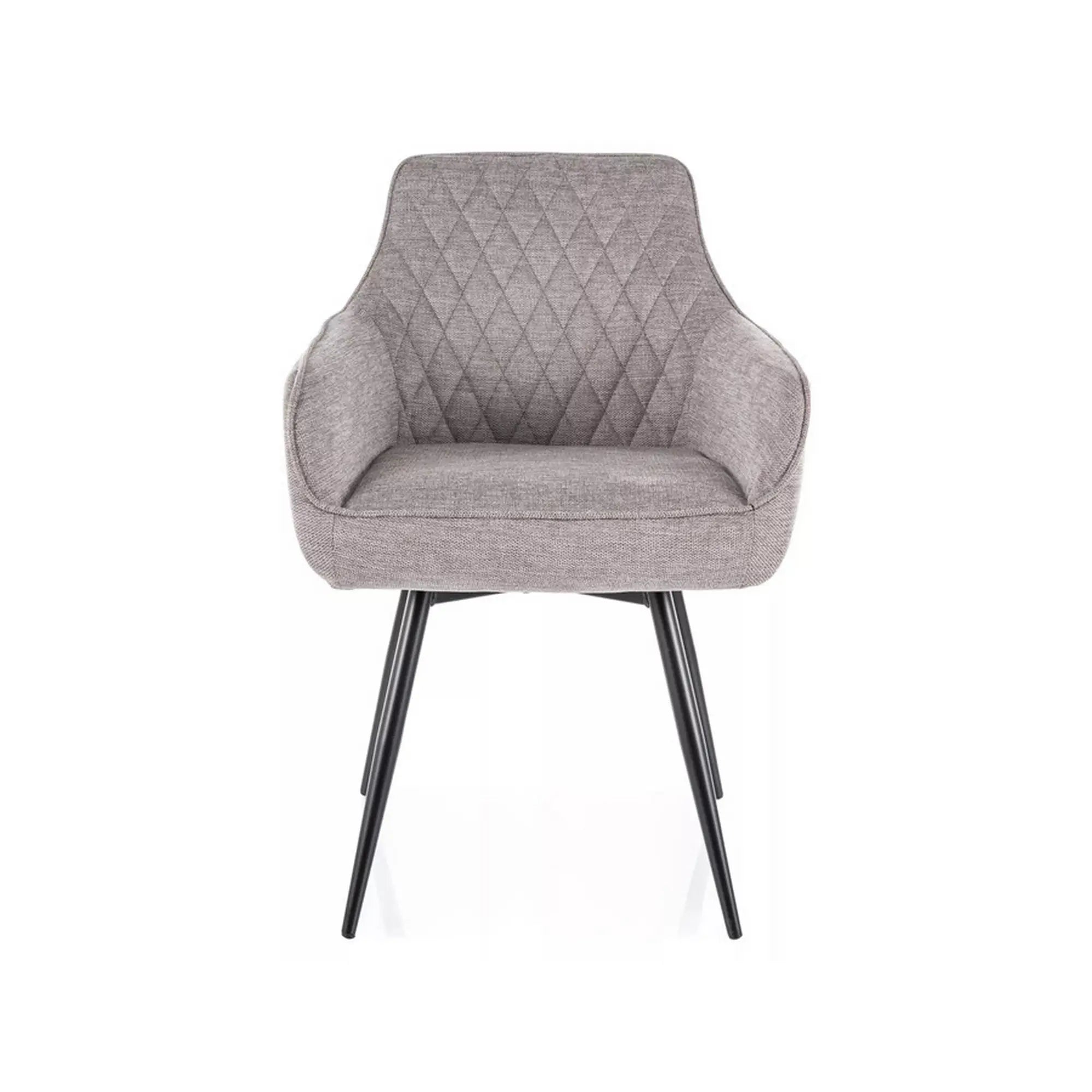 Scaun MARLO, gri deschis - Brego 07, stofa clasica/metal, 55x58x88 cm