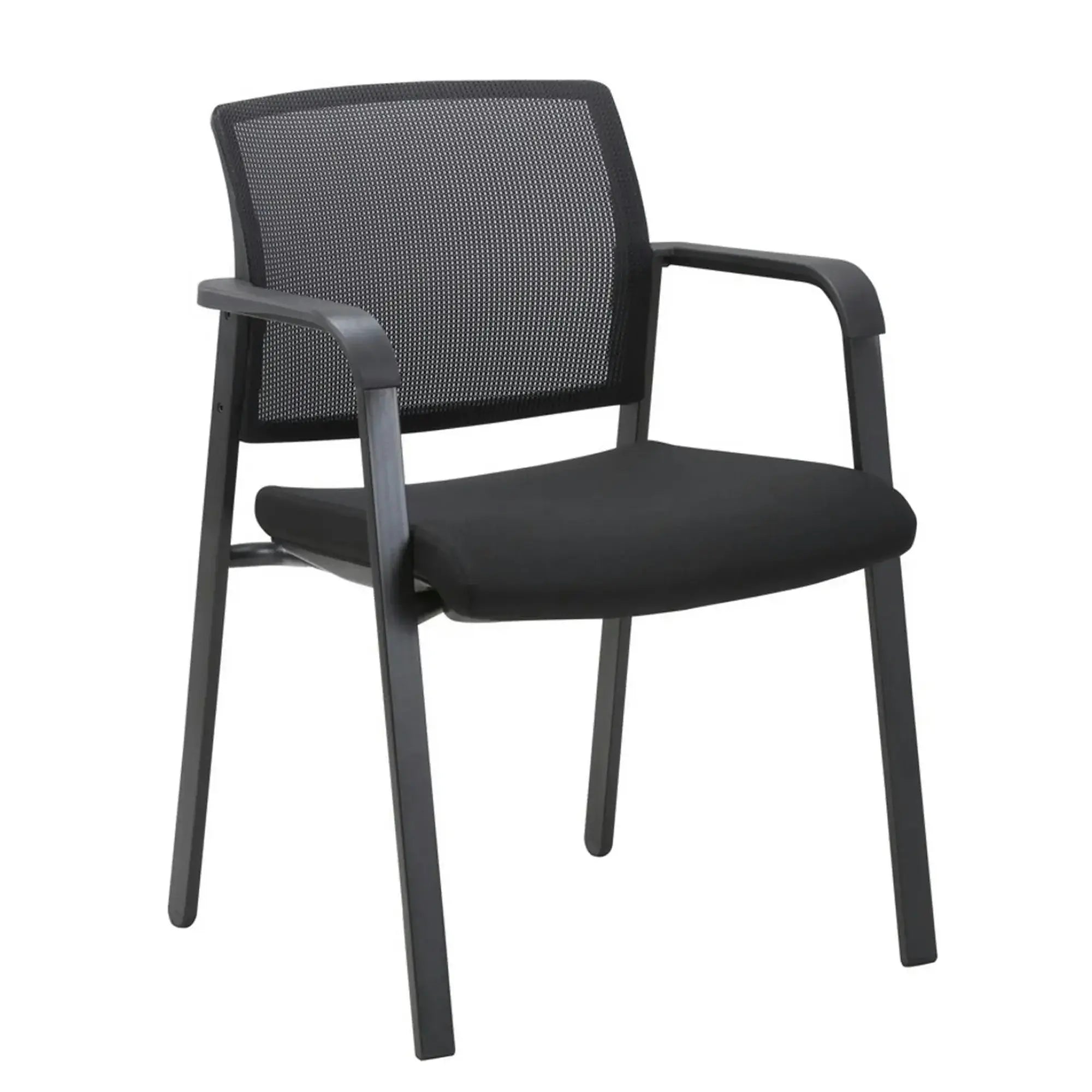 Scaun MIRO, negru, stofa/metal, 57x54x81 cm