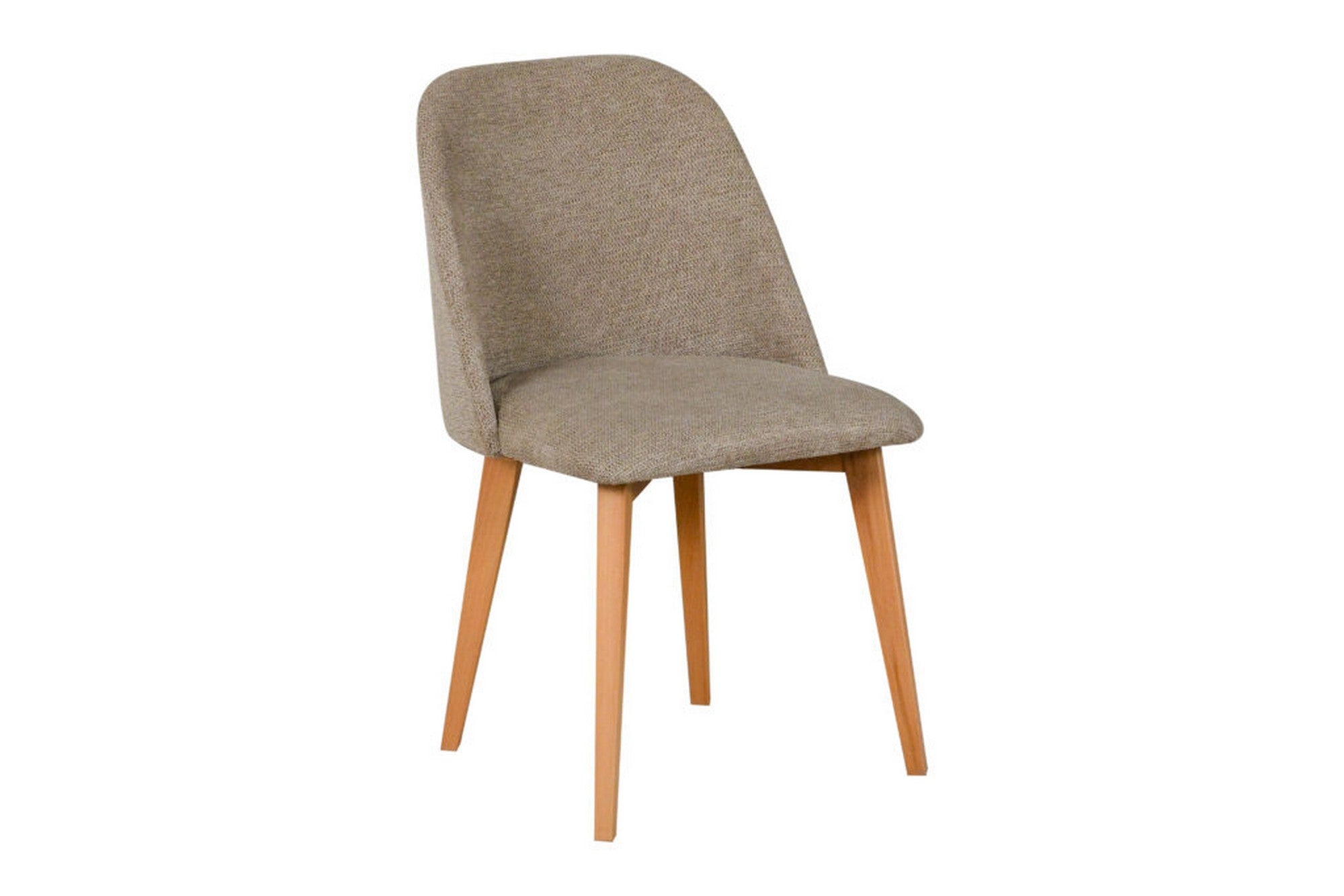 Scaun MONTI 3, fag/bej - Aragon 20, lemn de fag/stofa clasica, 48x46x83 cm