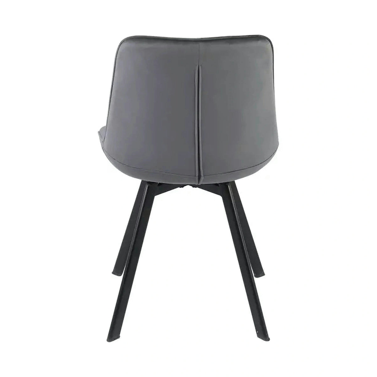 Scaun MONTI, gri - Bluvel 14, stofa catifelata/metal, 51x60x88 cm