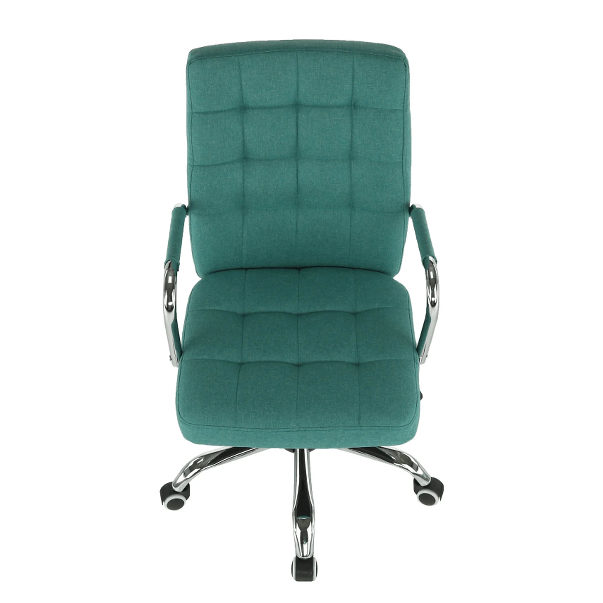 Scaun MORGEN, verde/crom, stofa clasica/metal, 51x64x93/103 cm