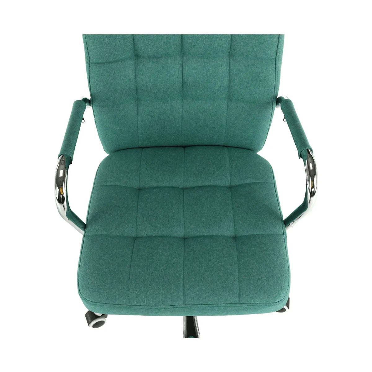 Scaun MORGEN, verde/crom, stofa clasica/metal, 51x64x93/103 cm