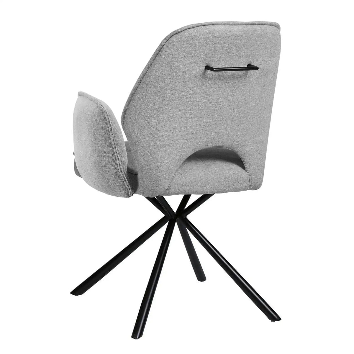 Scaun NELE structura metalica, gri, 61x61x48/86
