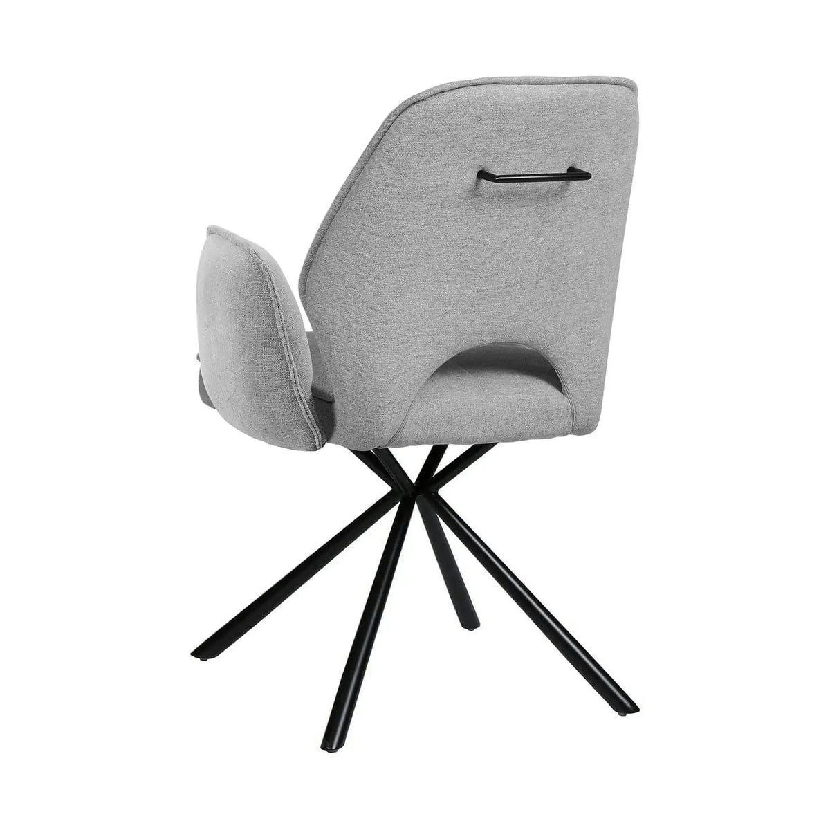 Scaun NELE structura metalica, gri, 61x61x48/86