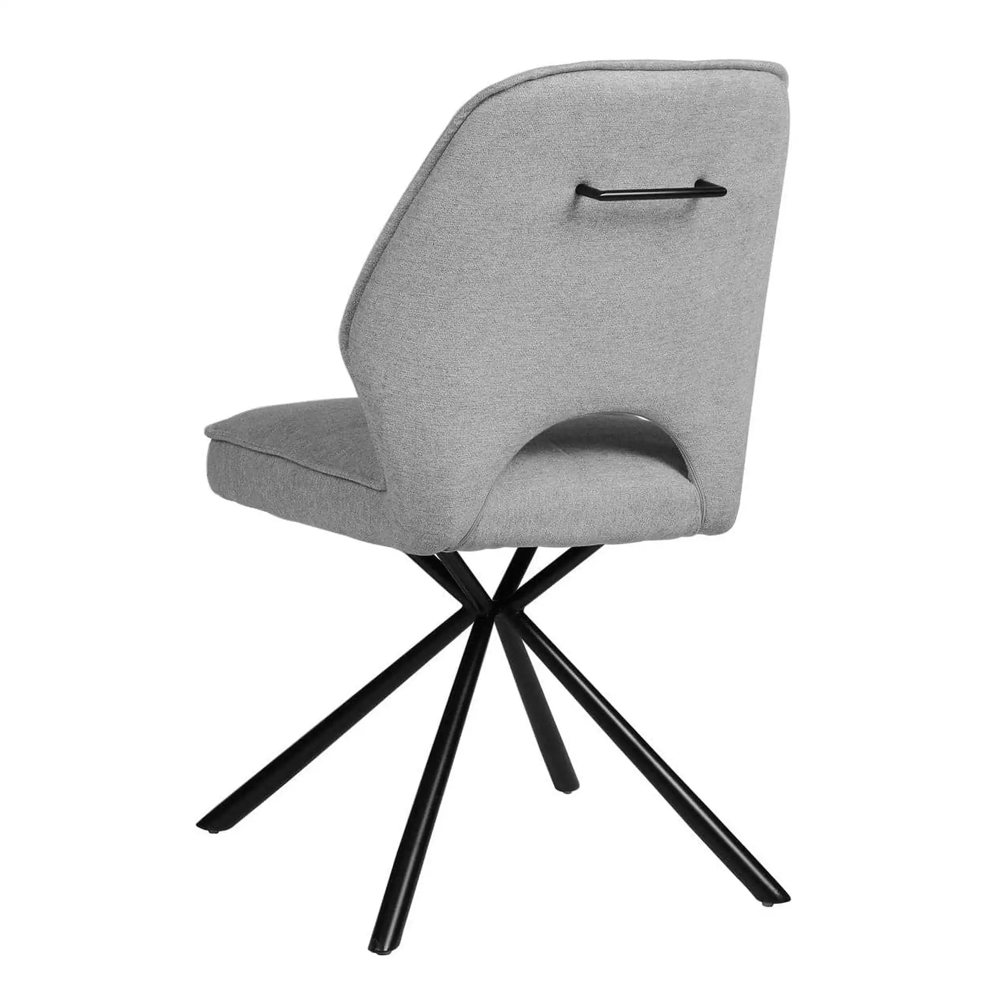 Scaun NELE structura metalica, gri, 61x61x48/86