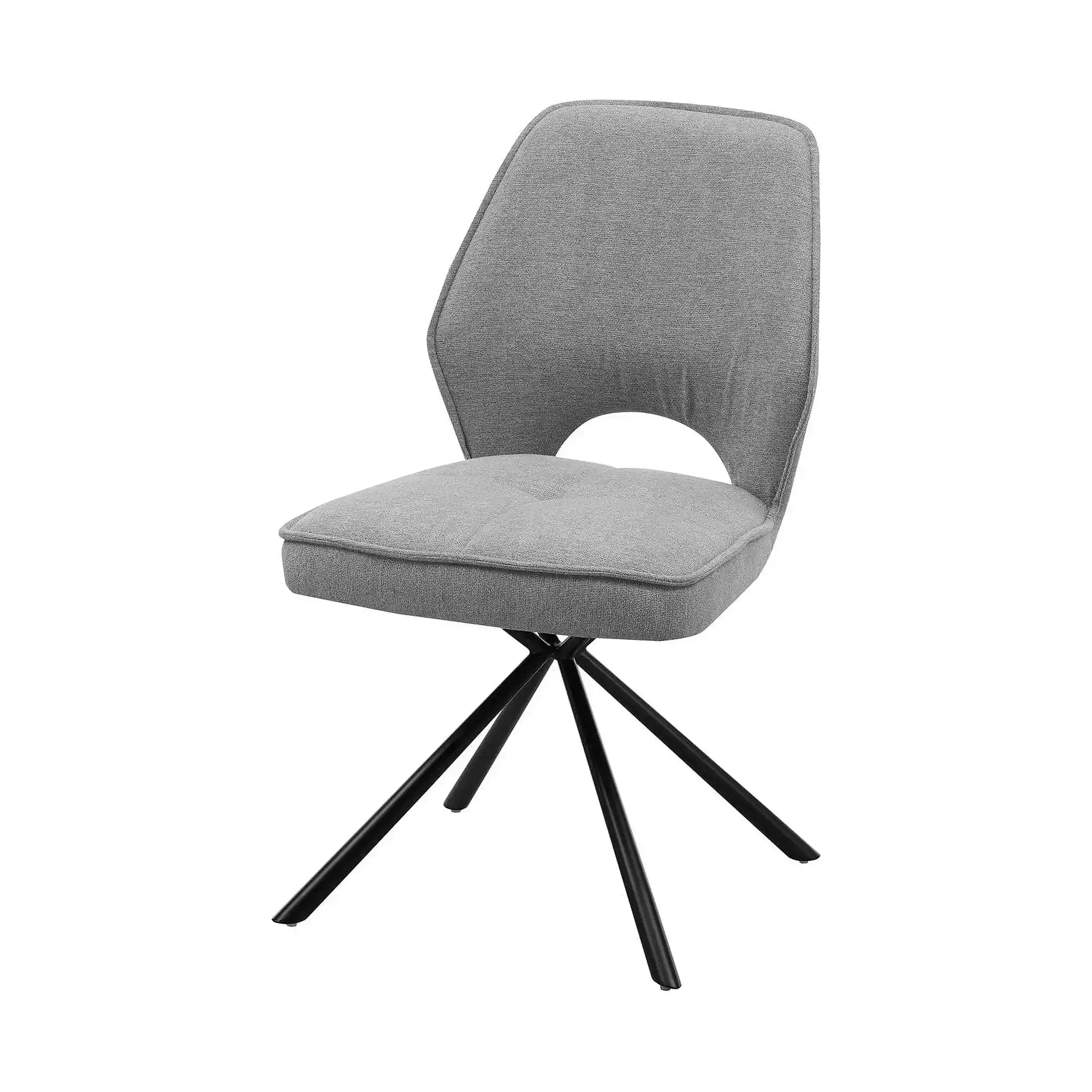 Scaun NELE structura metalica, gri, 61x61x48/86